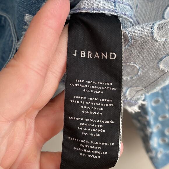 J. Brand Cyra Cropped Denim Jacket S - Picture 8 of 12